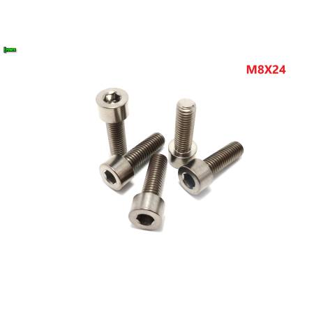 M8x24 śruba imbusowa din 912 iso 4762 tytanowa śruby tytanowe grade 5